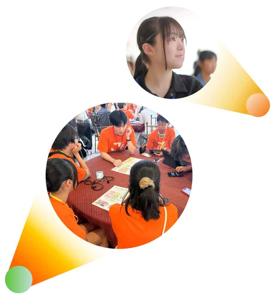 キャンプ参加者の様子写真