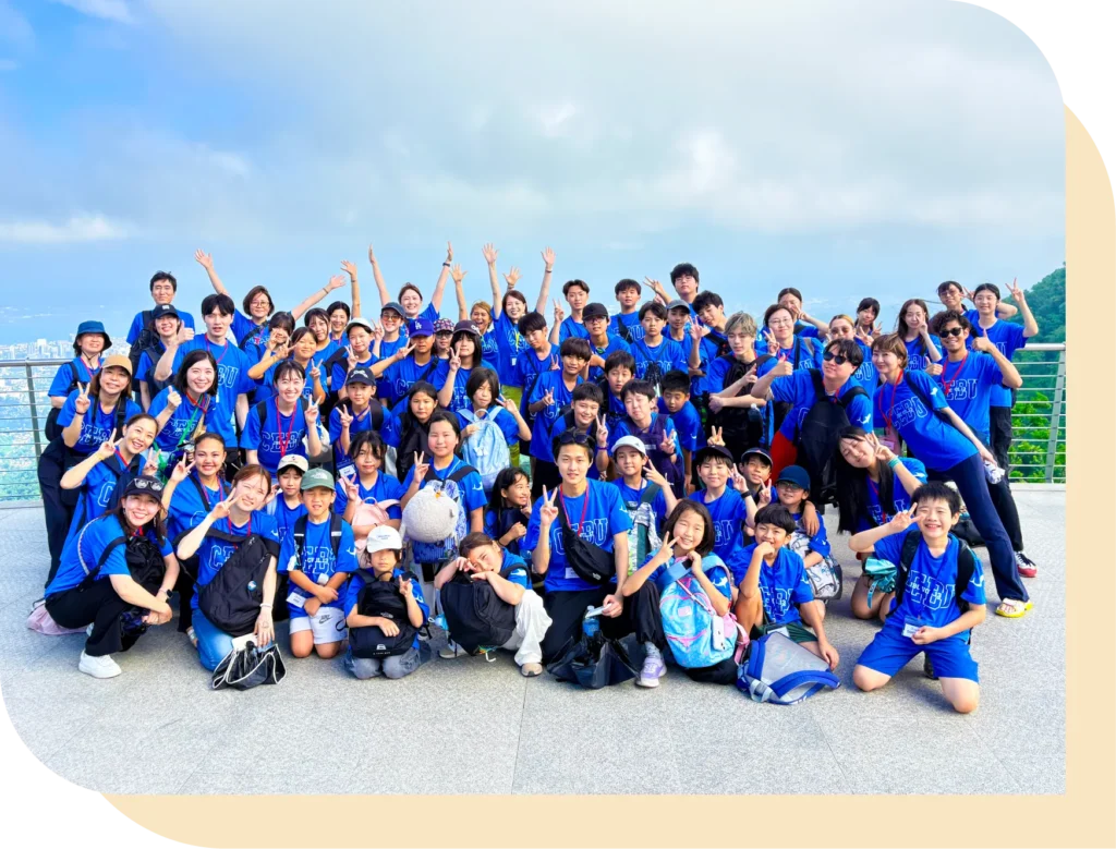 キャンプ開催時の集合写真